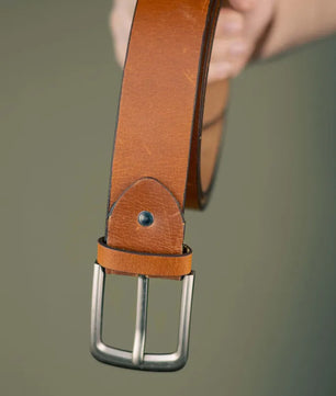 The Mylan - Leather Belt - Light Brown