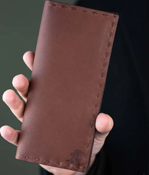 The Volonté – Brown Leather Long Wallet