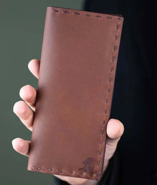 The Volonté – Brown Leather Long Wallet