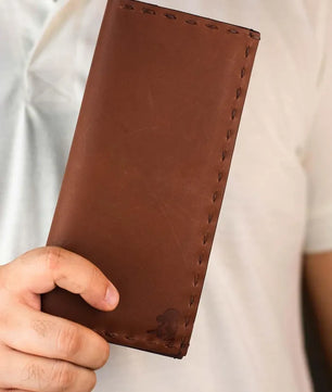 The Volonté – Brown Leather Long Wallet