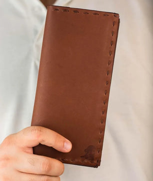 The Volonté – Brown Leather Long Wallet