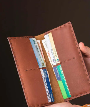 The Volonté – Brown Leather Long Wallet