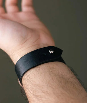 Black Apple Watch Strap - Pure Leather Strap