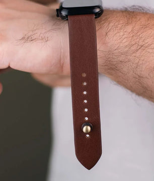 Brown Apple Watch Strap - Pure Leather Strap