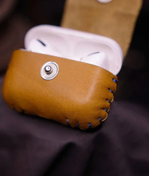 Swish Mustard -  AirPods Pro Leather Case