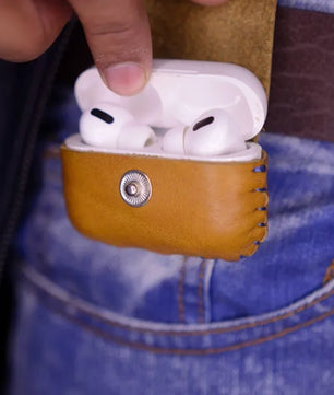 Swish Mustard -  AirPods Pro Leather Case