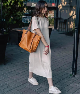 The Julie - Mustard Tote Bag