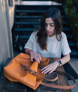 The Julie - Mustard Tote Bag