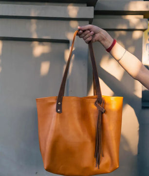 The Julie - Mustard Tote Bag