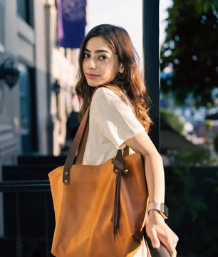 The Julie - Mustard Tote Bag