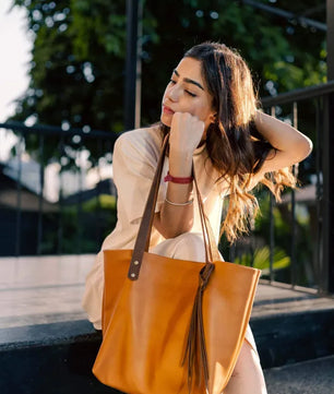 The Julie - Mustard Tote Bag