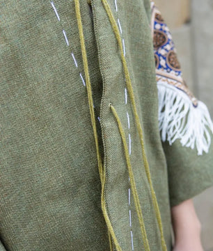 Olive Green | Handmade Premium Cardigan | Winter Wrap