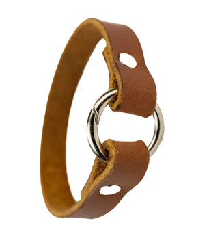 Rizz - Brown Leather Bracelet (Unisex)