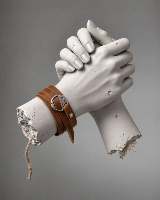 Orbit – Women’s Tan Brown Wrap-Around Leather Bracelet