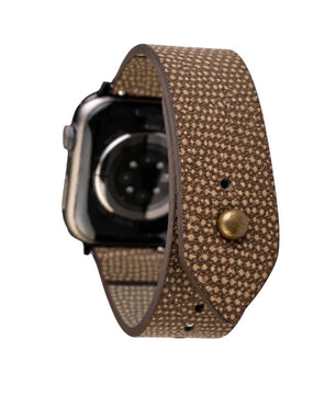 Russet | Lizard Leather Apple Watch Strap - Pure Leather Strap