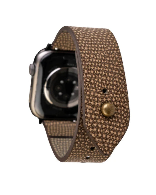Russet | Lizard Leather Apple Watch Strap - Pure Leather Strap
