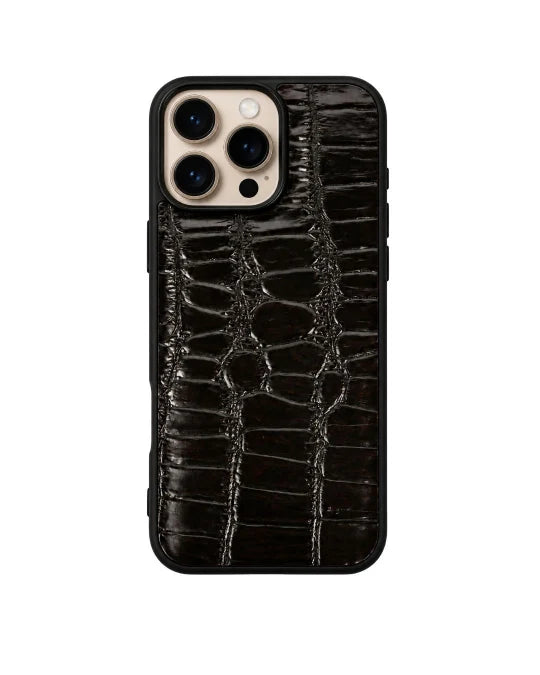 The Vero - Iphone 16 Pro Max Black Leather Case