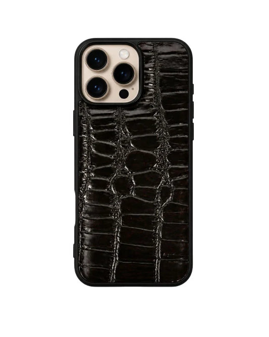 The Vero - Iphone 16 Pro Max Black Leather Case