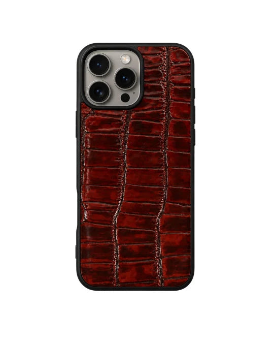 The Vero - Iphone 15 Pro Max Ox-Blood Leather Case
