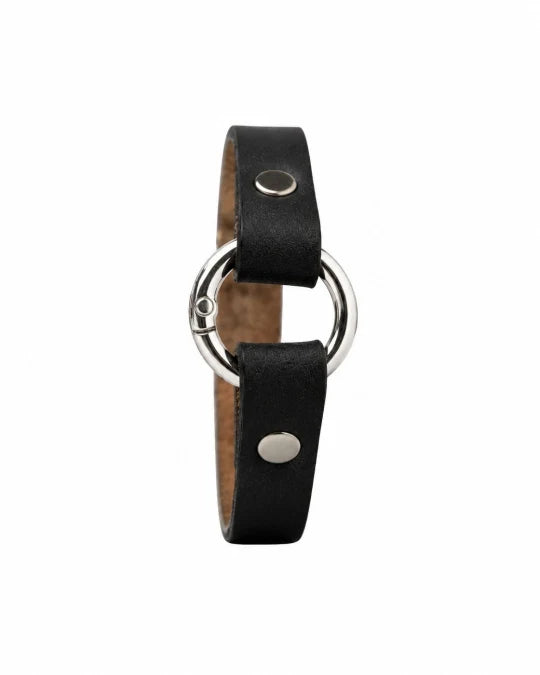 Rizz - Black Leather Bracelet (Unisex)