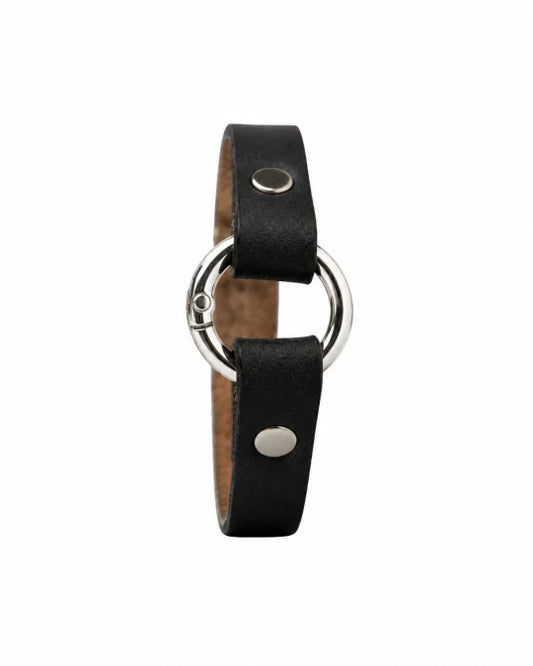 Rizz - Black Leather Bracelet (Unisex)