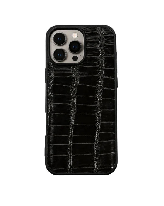 The Vero - Iphone 15 Pro Max Black Leather Case