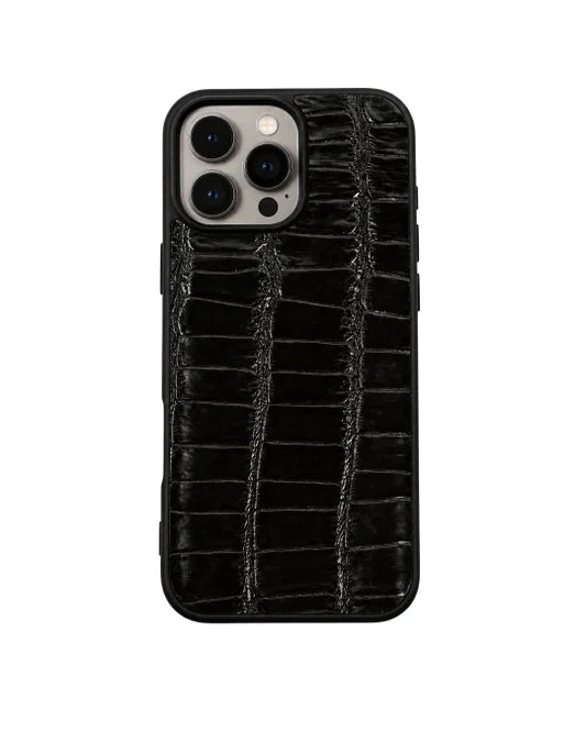 The Vero - Iphone 15 Pro Max Black Leather Case