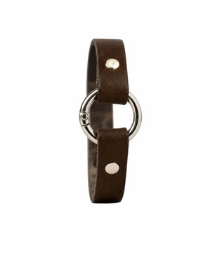 Rizz - Chocolate Brown Leather Bracelet (Unisex)