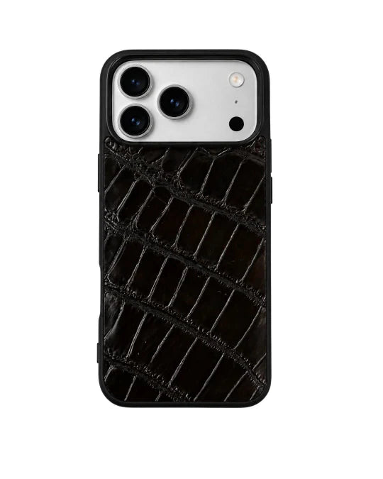 The Vero - Iphone 17 Pro Max Black Leather Case