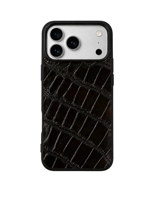 The Vero - Iphone 17 Pro Max Black Leather Case