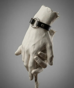 Rizz - Black Leather Bracelet (Unisex)