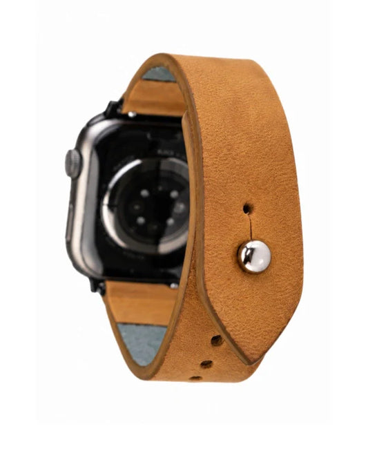 Tan Brown Apple Watch Strap - Pure Leather Strap