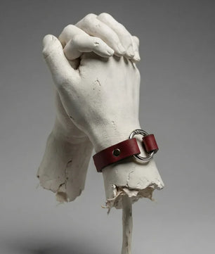 Rizz - Burgundy Leather Bracelet (Unisex)