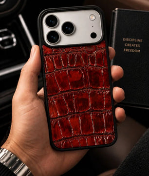 The Vero - Iphone 17 Pro Max Ox-Blood Leather Case