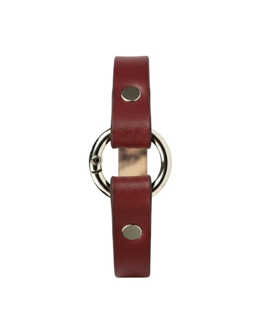 Rizz - Burgundy Leather Bracelet (Unisex) – Waji's - Leather ...