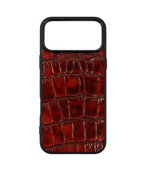 The Vero - Iphone 17 Pro Max Ox-Blood Leather Case