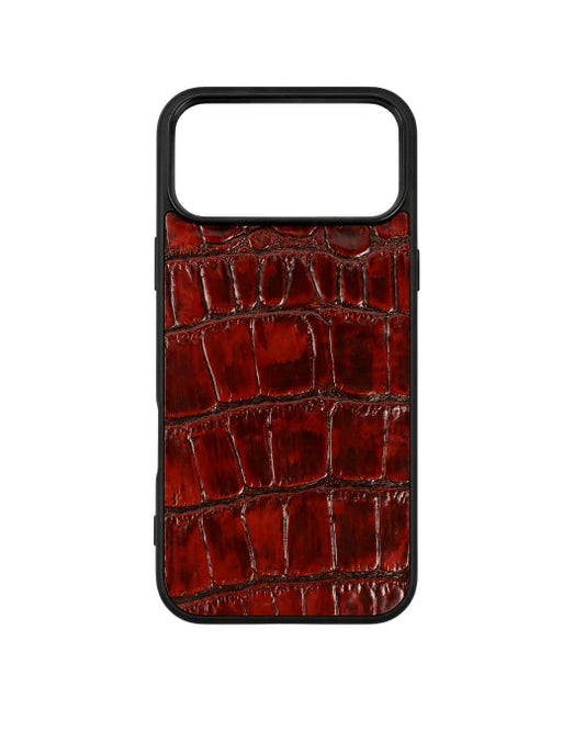 The Vero - Iphone 17 Pro Max Ox-Blood Leather Case