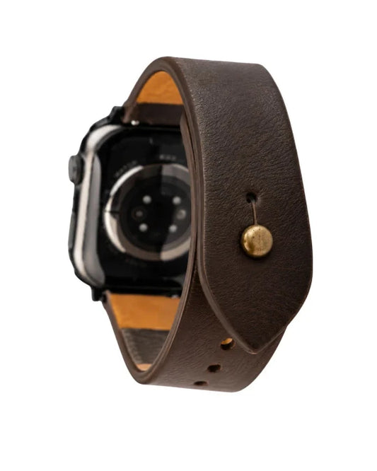 Coco Brown Apple Watch Strap - Pure Leather Strap