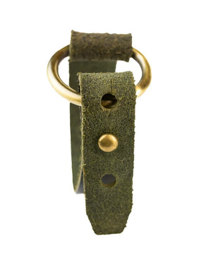 Ryker- Green Leather Bracelet (Unisex)