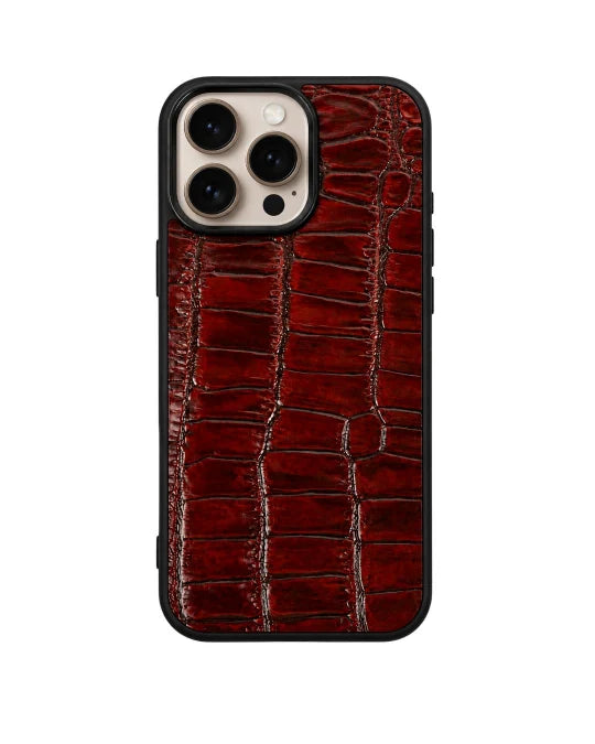 The Vero - Iphone 16 Pro Max Ox-Blood Leather Case