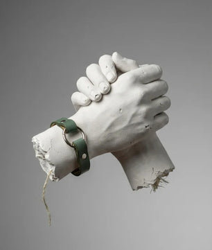 Rizz - Green Leather Bracelet (Unisex)