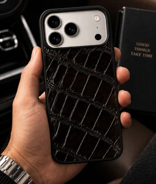 The Vero - Iphone 17 Pro Max Black Leather Case