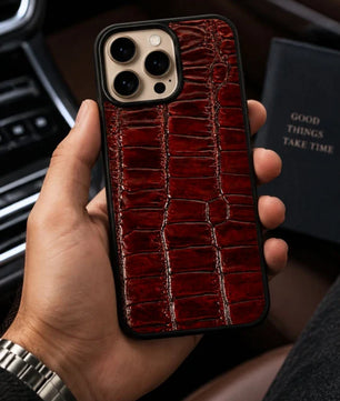 The Vero - Iphone 16 Pro Max Ox-Blood Leather Case