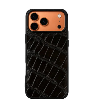 The Vero - Iphone 17 Pro Max Black Leather Case