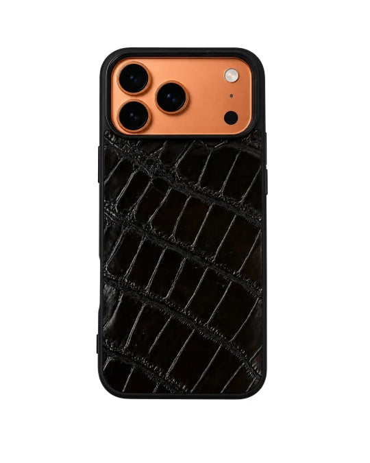 The Vero - Iphone 17 Pro Max Black Leather Case