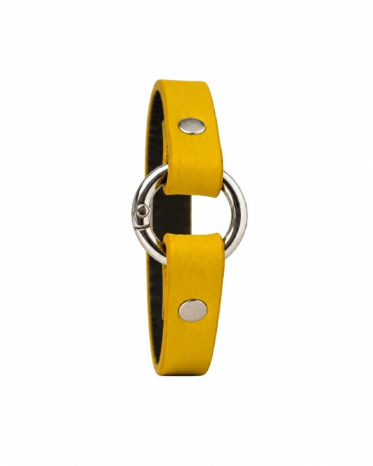 Rizz - Yellow Leather Bracelet (Unisex)