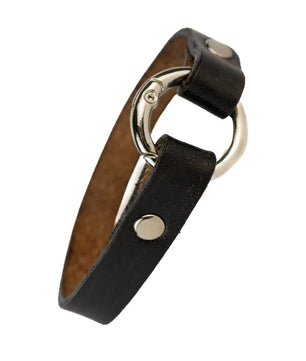 Rizz - Black Leather Bracelet (Unisex)