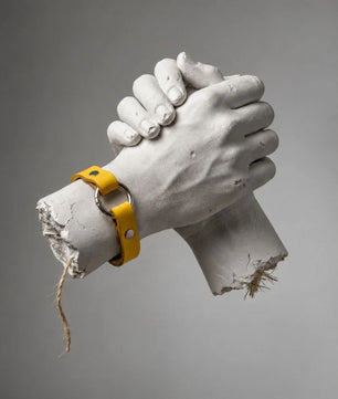 Rizz - Yellow Leather Bracelet (Unisex)