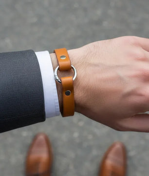 Rizz - Tan Leather Bracelet (Unisex)
