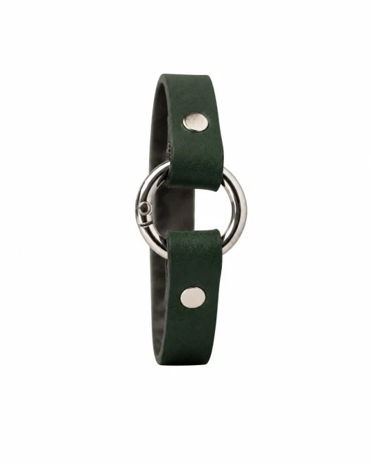 Rizz - Emerald Green Leather Bracelet (Unisex)